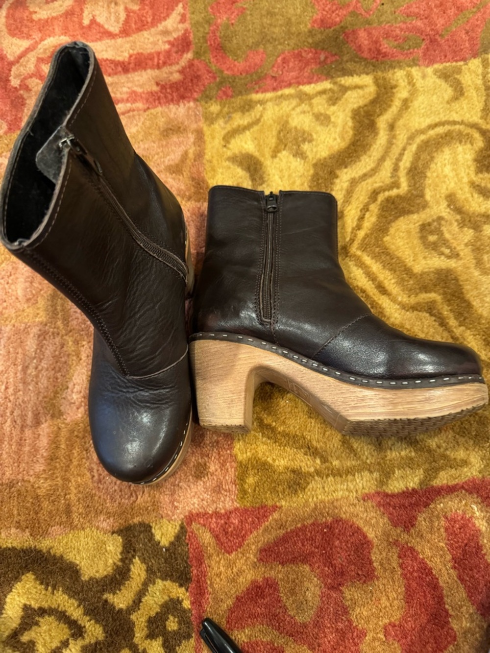 Calou Stockholm vintage Molly Boots Women’s Sz 36 DK Brown